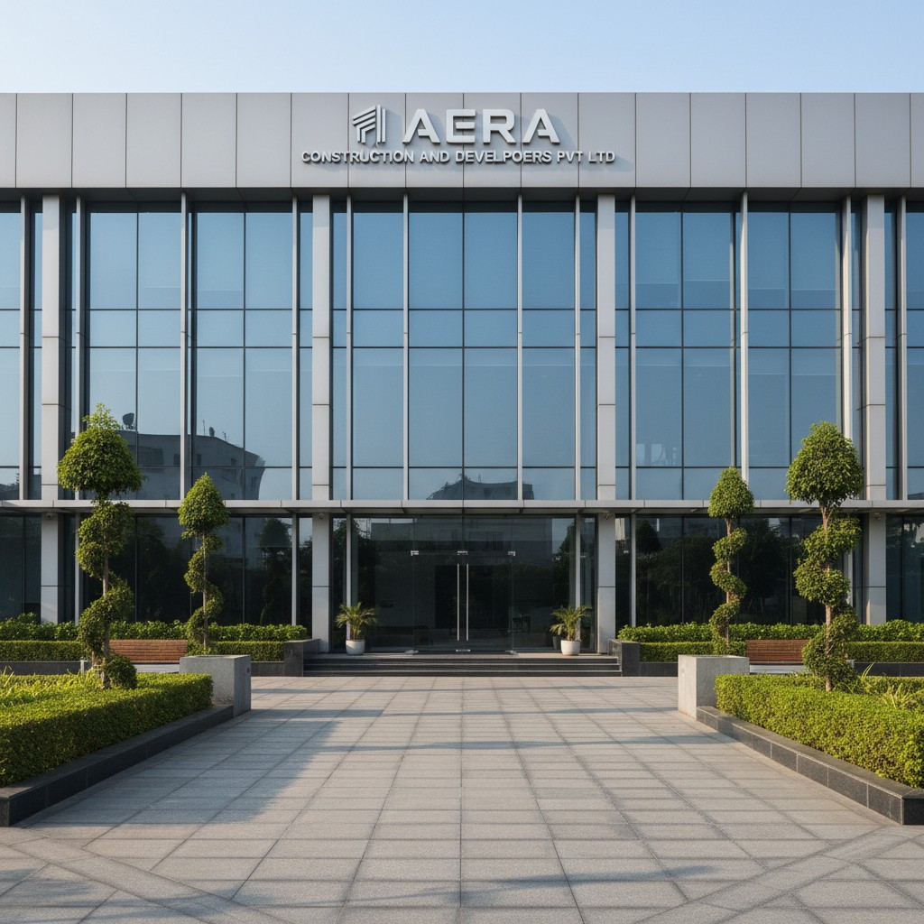 front entrance of a large building.